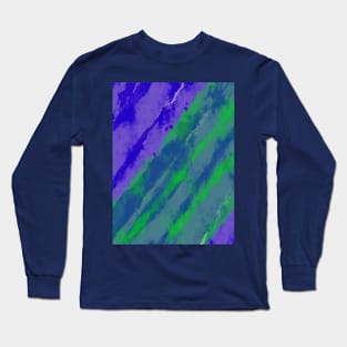 blue, mauve and green Long Sleeve T-Shirt